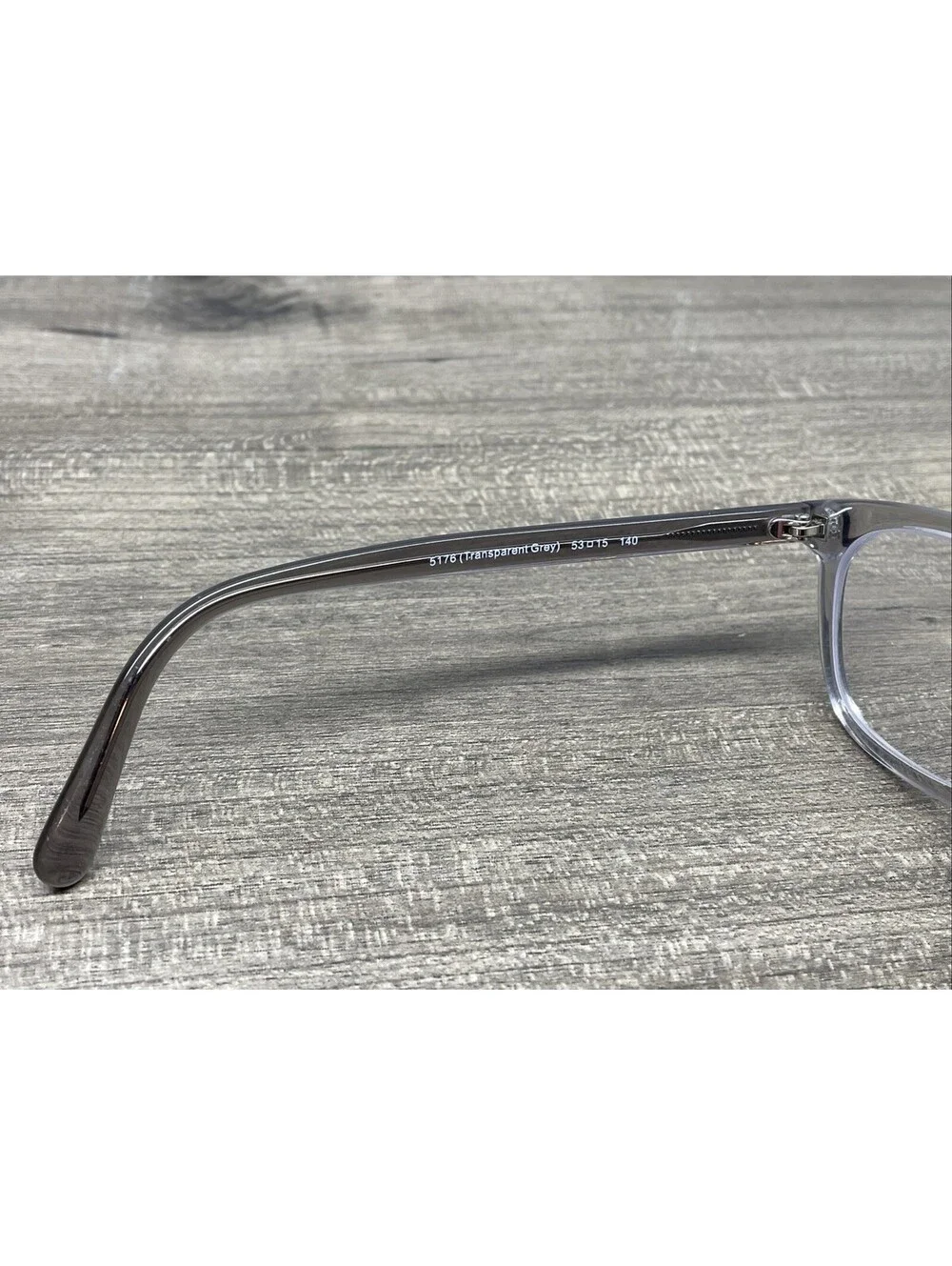 COACH HC6139U 5176 Womens Transparent Grey Rectangle 53-15-140